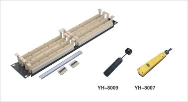 China De Etherne da fibra ótica do remendo o painel painel/110 de remendo para a cruz 110 de obstrução conecta o sistema YH4022 fornecedor