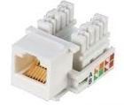 Jaque modular dourado trapezoide home YH7011 do Pin do CE 8P8C do jaque IDC da rede Cat6 RJ45