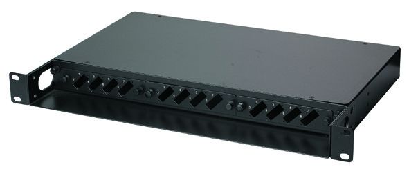 High Finish Fiber Patch Panel 24 Port, LC / Duplex SC Fiber Optic Termination Box YH1005