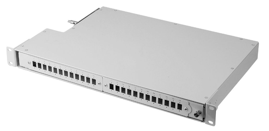 Painel de parche de fibra óptica de tamanho flexível Multimodo / Modo Único Amostra livre YH1004