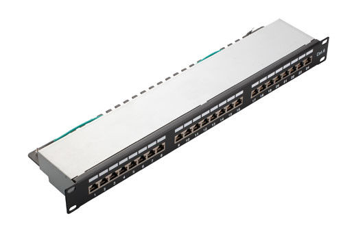 Painel de revestimento doméstico de carregamento de carris / 24 portas Rj45 Painel de revestimento de carregamento suave e flexível YH4007