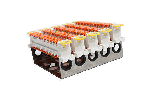50 o módulo 3M da conexão do bloco 2810 IDC dos pares conecta rapidamente o sistema Cat5 QCS YH2810
